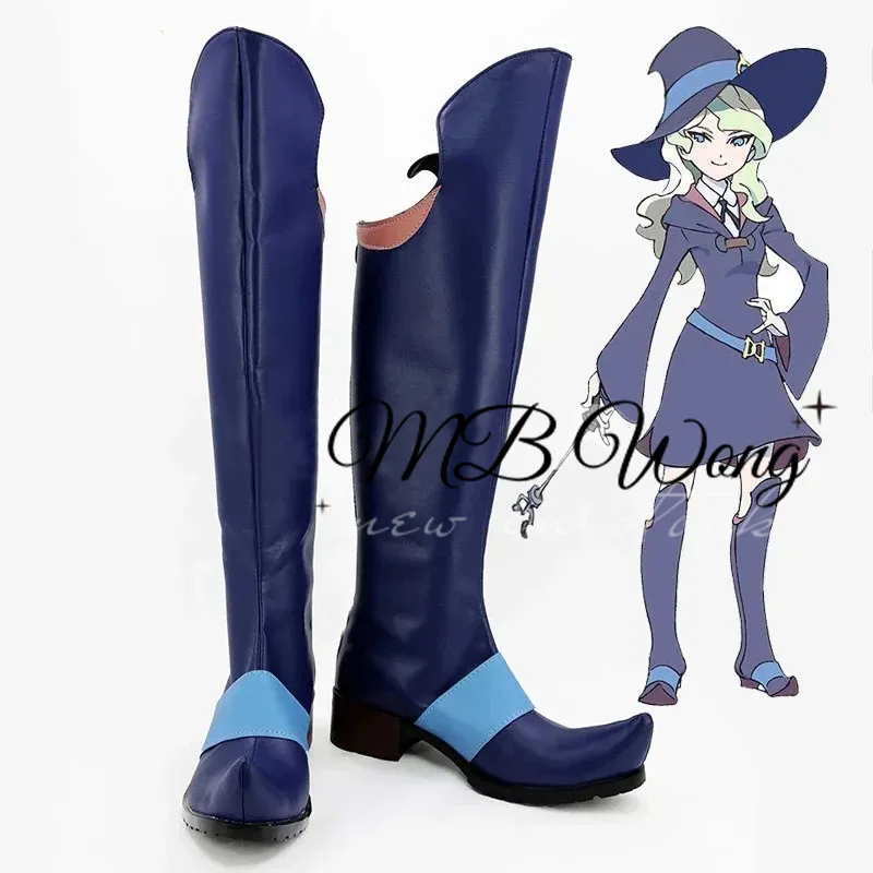 

Little Witch Academia Diana Cavendish Anime Cosplay Shoes Long Boots Halloween Carnival Party Accessories Custom Made For Adult