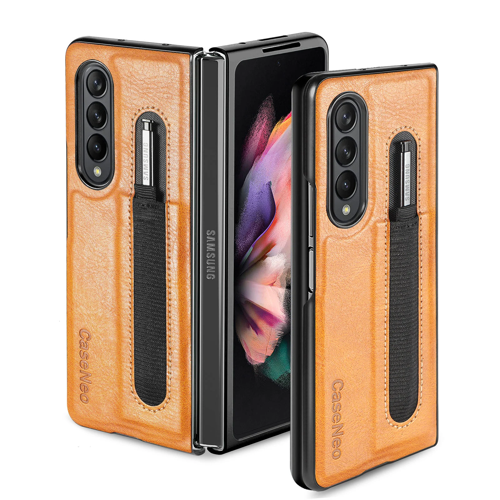 Luxury Leather Phone Bag Case for Samsung Galaxy Z Fold 3 5G Fold3 with Pen Holder Anti-Knock Fitted Cover Funda
Luxury Leather Phone Bag Case for Samsung Galaxy Z Fold 3 5G Fold3 with Pen Holder Anti-Knock Fitted Cover Funda