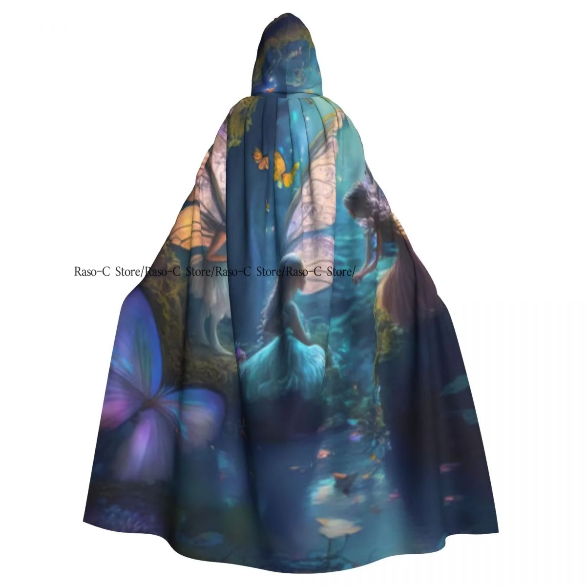 Magical Fabulous Fairies Live Hooded Cloak Polyester Unisex Witch Cape Costume Accessory
Magical Fabulous Fairies Live Hooded Cloak Polyester Unisex Witch Cape Costume Accessory