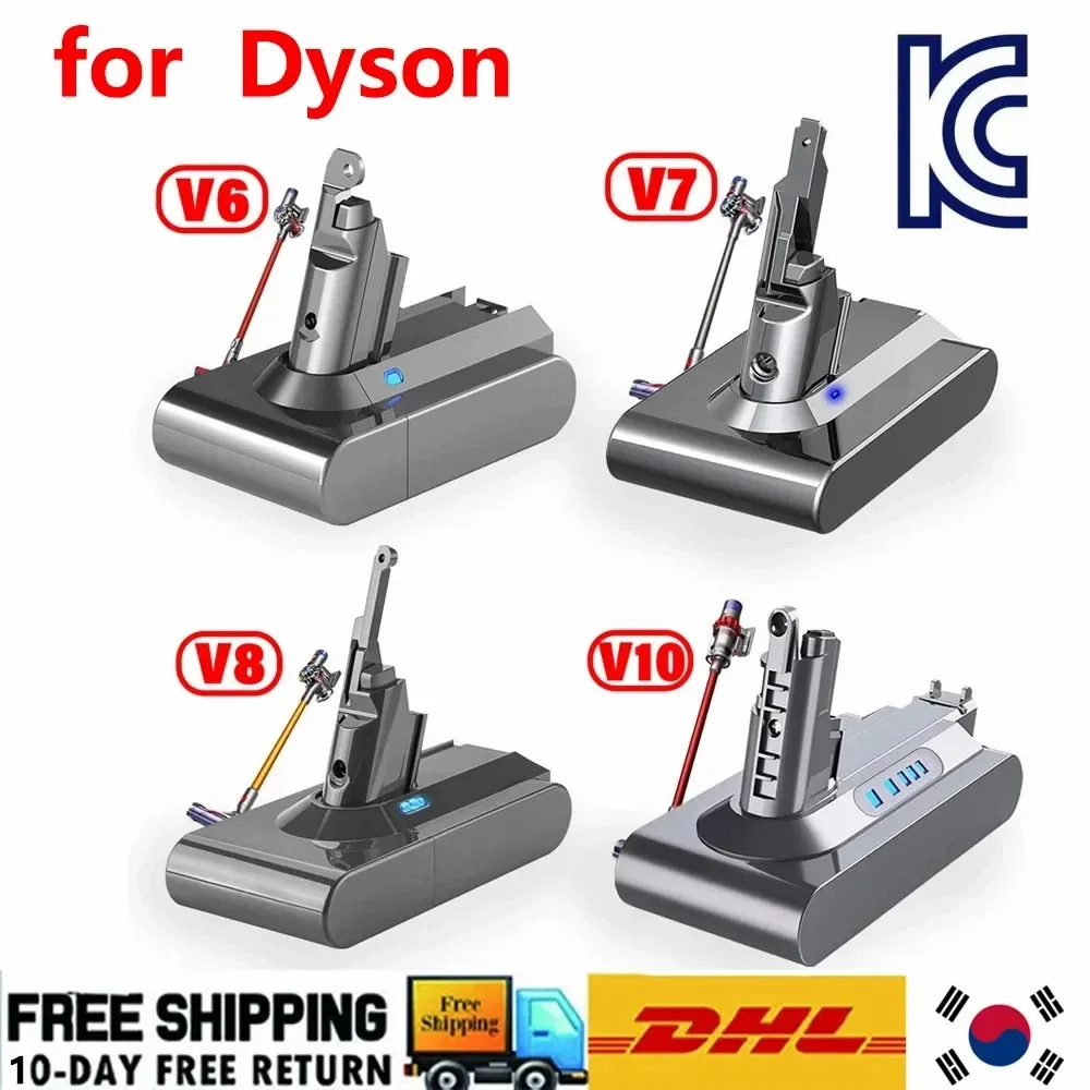 For Dyson V6 V7 V8 V10 Rechargeable Bateria SV10 SV11 SV12 SV09 Vacuum Cleaner Battery DC58 Battery for Sony Battery Cel
For Dyson V6 V7 V8 V10 Rechargeable Bateria SV10 SV11 SV12 SV09 Vacuum Cleaner Battery DC58 Battery for Sony Battery Cel