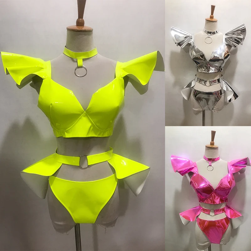 Fluorescent Color Gogo Dance Performance Clothing Suit Nightclub Bar Dj Ds Stage Wear Pole Dance Costume Rave Outfit VDB7627
Fluorescent Color Gogo Dance Performance Clothing Suit Nightclub Bar Dj Ds Stage Wear Pole Dance Costume Rave Outfit VDB7627