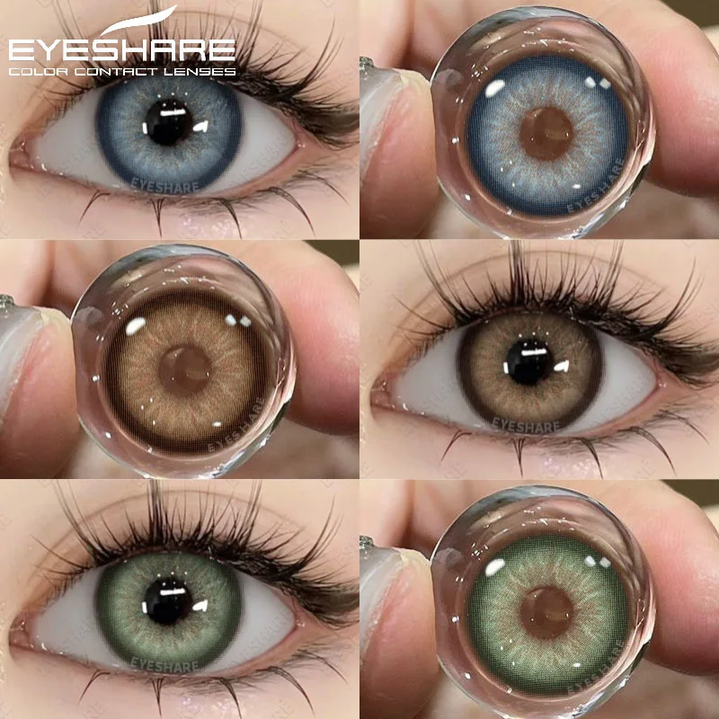 EYESHARE Colored Contact Lenses 1pair Natural Eye Lens Blue Eye Lenses Brown Lenses Gray Pupils Yearly Cosmetic Green Contacts
EYESHARE Colored Contact Lenses 1pair Natural Eye Lens Blue Eye Lenses Brown Lenses Gray Pupils Yearly Cosmetic Green Contacts