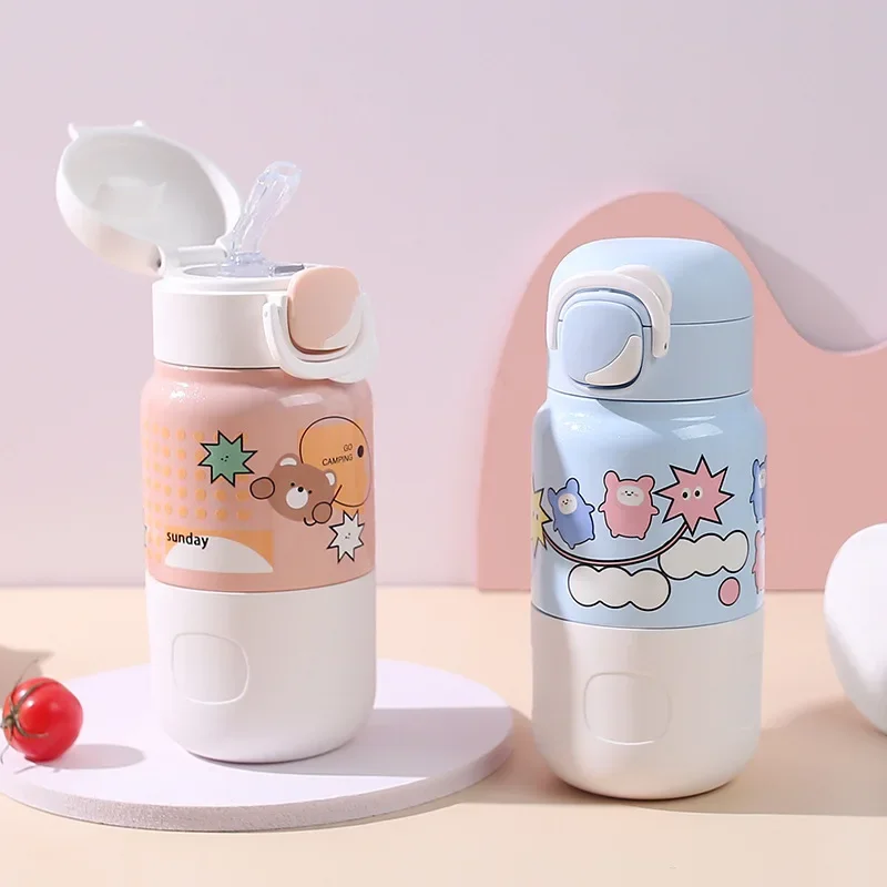 Cartoon straw cup Children's 316 stainless steel thermos cup High appearance level student drinking cup
Cartoon straw cup Children's 316 stainless steel thermos cup High appearance level student drinking cup