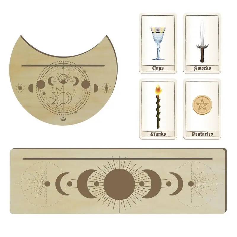 Tarot Card Display Holder 2Pcs Tarot Card Altar Stands Moon Shape And Rectangle Card Holder Tarot Altar Bracket For Witch
Tarot Card Display Holder 2Pcs Tarot Card Altar Stands Moon Shape And Rectangle Card Holder Tarot Altar Bracket For Witch