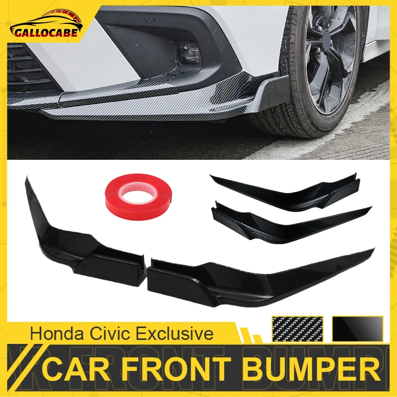 Новый дизайн для Honda Civic 11-го поколения, специальный автомобильный передний бампер с лопатой, неразрушающая установка