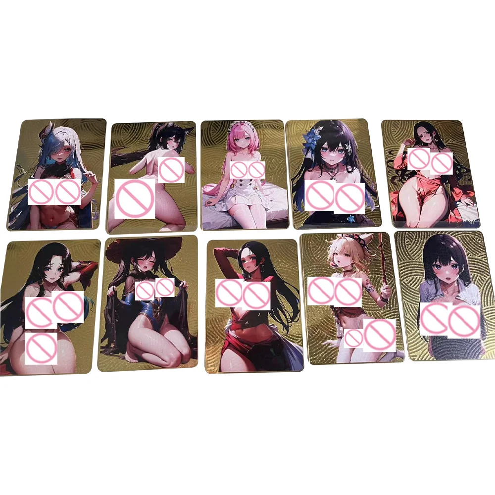 Anime Metal Nude Cards Boa Hancock Murata Himeko Fat Buttocks and Breasts Naked Collection Card Breast Milk Hollowing Otaku Gift
Anime Metal Nude Cards Boa Hancock Murata Himeko Fat Buttocks and Breasts Naked Collection Card Breast Milk Hollowing Otaku Gift