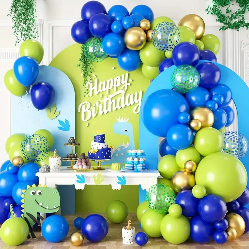 Dinosaur Theme Latex Balloon Arch Garland Blue Green Balloon Glue Chain Set Happy Birthday Party Decor Kids Boy Baby Shower
Dinosaur Theme Latex Balloon Arch Garland Blue Green Balloon Glue Chain Set Happy Birthday Party Decor Kids Boy Baby Shower
