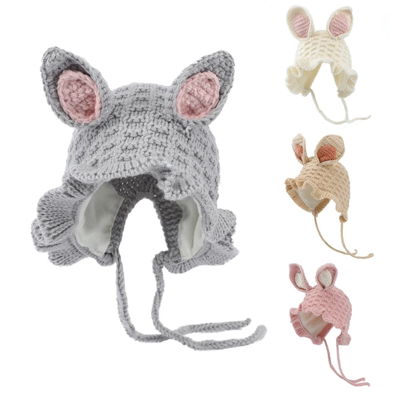 Sweet Children Big Rabbit Ears Knitted Hat Knitted Travel Autumn and Winter for Baby Drop shipping
Sweet Children Big Rabbit Ears Knitted Hat Knitted Travel Autumn and Winter for Baby Drop shipping
