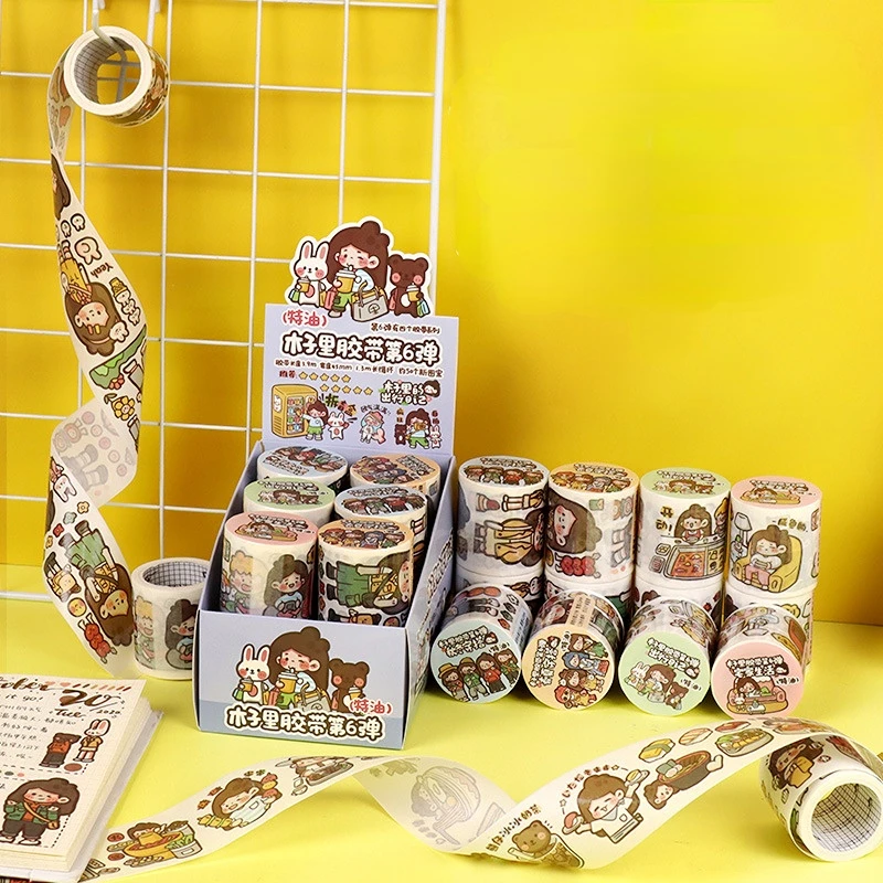 45mm*3.9m kawaii cartoon Girl Decorative Adhesive Tape Special oil Masking Washi Tape Diy Scrapbooking Sticker Label Stationery
45mm*3.9m kawaii cartoon Girl Decorative Adhesive Tape Special oil Masking Washi Tape Diy Scrapbooking Sticker Label Stationery