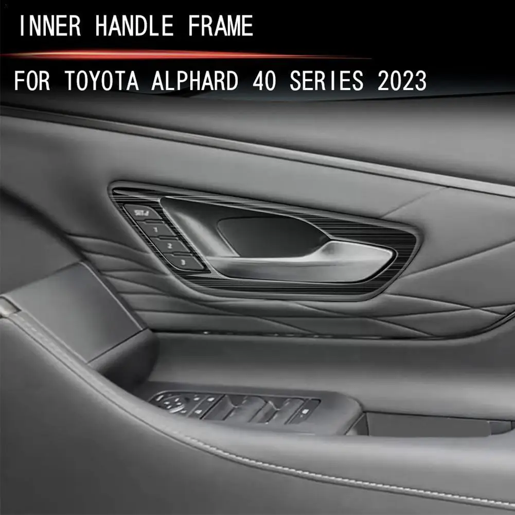 Для Toyota Alphard 40 серия 2023 + внутренняя дверная чаша внутри панели молдинги крышка интерьерная наклейка стильный протектор ручки крышка P6T2
Для Toyota Alphard 40 серия 2023 + внутренняя дверная чаша внутри панели молдинги крышка интерьерная наклейка стильный протектор ручки крышка P6T2