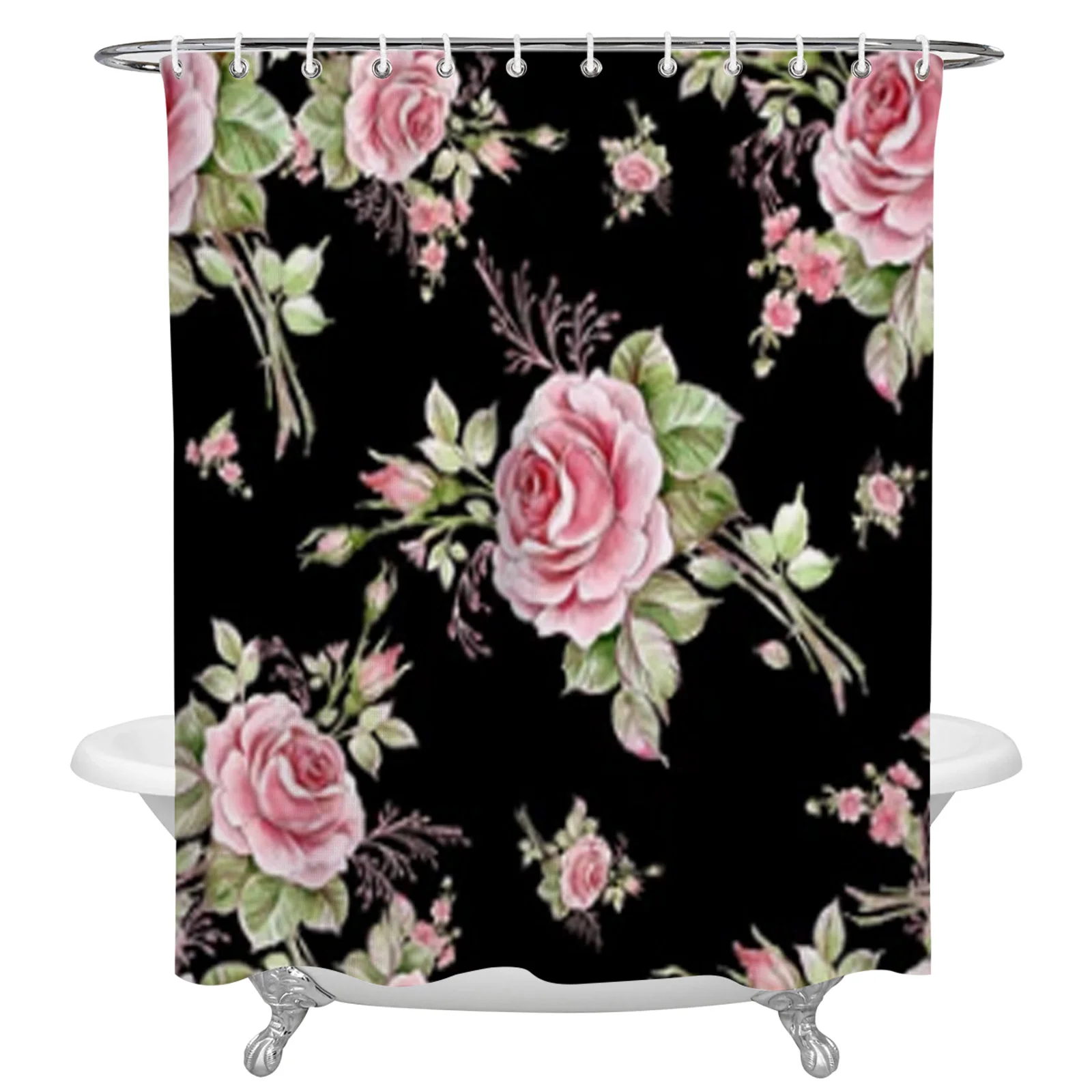 Exquisite Sketches Of The Roses Flower Shower Curtain Waterproof Polyester Bath Curtain Home Decor Bathroom Accessory Curtain
Exquisite Sketches Of The Roses Flower Shower Curtain Waterproof Polyester Bath Curtain Home Decor Bathroom Accessory Curtain