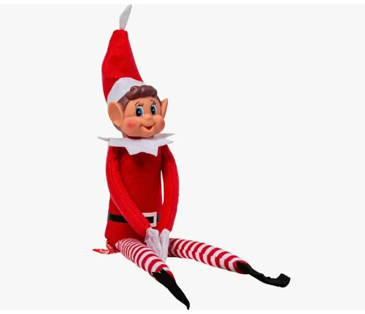 

Christmas Elf Behaving Badly Plush Toy | Novelty Long Bendy Naughty Boy Christmas Elves Doll | 12 Inches