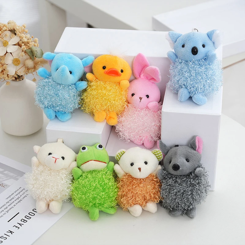 13cm Soft Kawaii Rabbit Duck Bear Wolf Sheep Frog Elephant Bear Keychain Plush Keychain Animal Toys Bag Car Decoration
13cm Soft Kawaii Rabbit Duck Bear Wolf Sheep Frog Elephant Bear Keychain Plush Keychain Animal Toys Bag Car Decoration