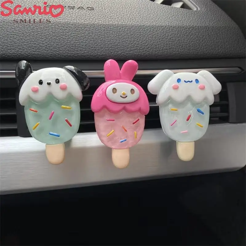 Kawaii Sanrio My Melody Kuromi Anime Cartoon Aromatherapy Perfume Tablets Ice Cream Interior Decoration Toys For Girls Gifts
Kawaii Sanrio My Melody Kuromi Anime Cartoon Aromatherapy Perfume Tablets Ice Cream Interior Decoration Toys For Girls Gifts