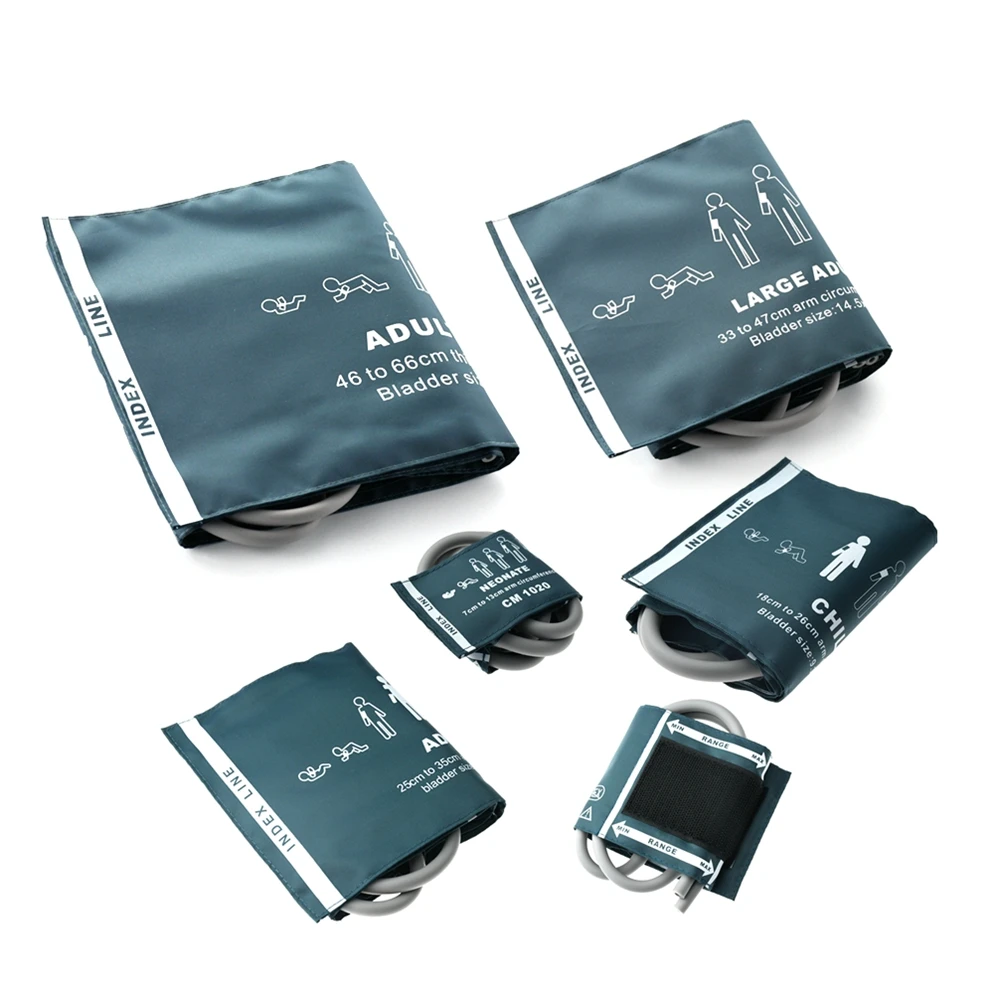 Blood Pressure Nibp Cuff Large Adult Child Arm Quality Nylon Coat with Bladder Double Tube for Bp Monitor sphygmomanometer
Blood Pressure Nibp Cuff Large Adult Child Arm Quality Nylon Coat with Bladder Double Tube for Bp Monitor sphygmomanometer