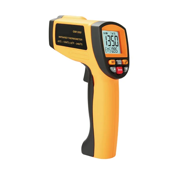 Xtester-GM1350 Electronic Non-Contact Digital Thermometer Laser LCD Display Temperature Gun For Industry 009
Xtester-GM1350 Electronic Non-Contact Digital Thermometer Laser LCD Display Temperature Gun For Industry 009