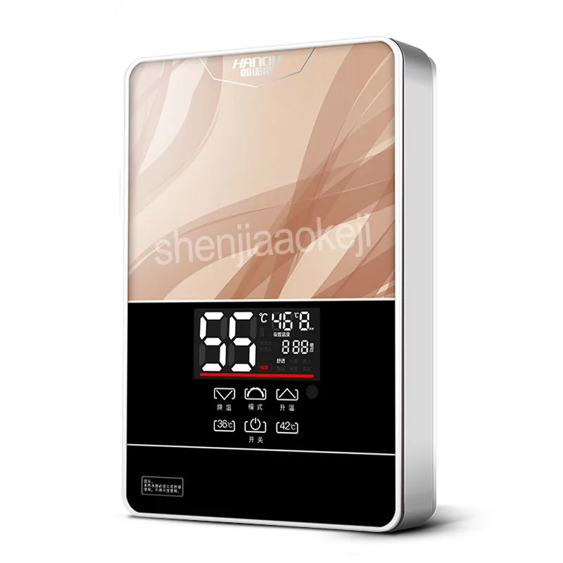 220v Instant Tankless Electric hot Water Heater Household quick Heating tap Shower Watering heaters for Bathroom Kitchen
220v Instant Tankless Electric hot Water Heater Household quick Heating tap Shower Watering heaters for Bathroom Kitchen