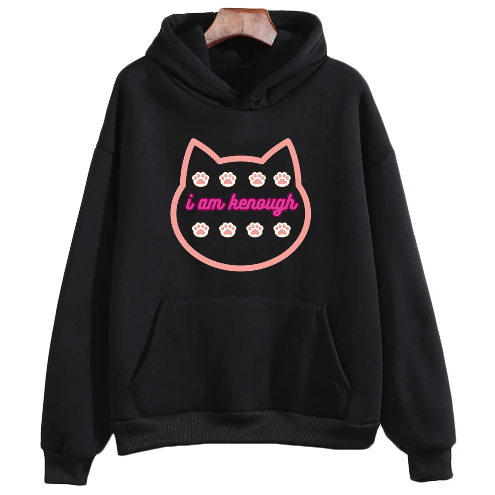 I Am Kenough Barbenheimer Hot Pink Hoodies Cat Cute Graphic Print Sweatshirts Long Sleeve Women Fleece Pullovers Hooded Clothing
I Am Kenough Barbenheimer Hot Pink Hoodies Cat Cute Graphic Print Sweatshirts Long Sleeve Women Fleece Pullovers Hooded Clothing