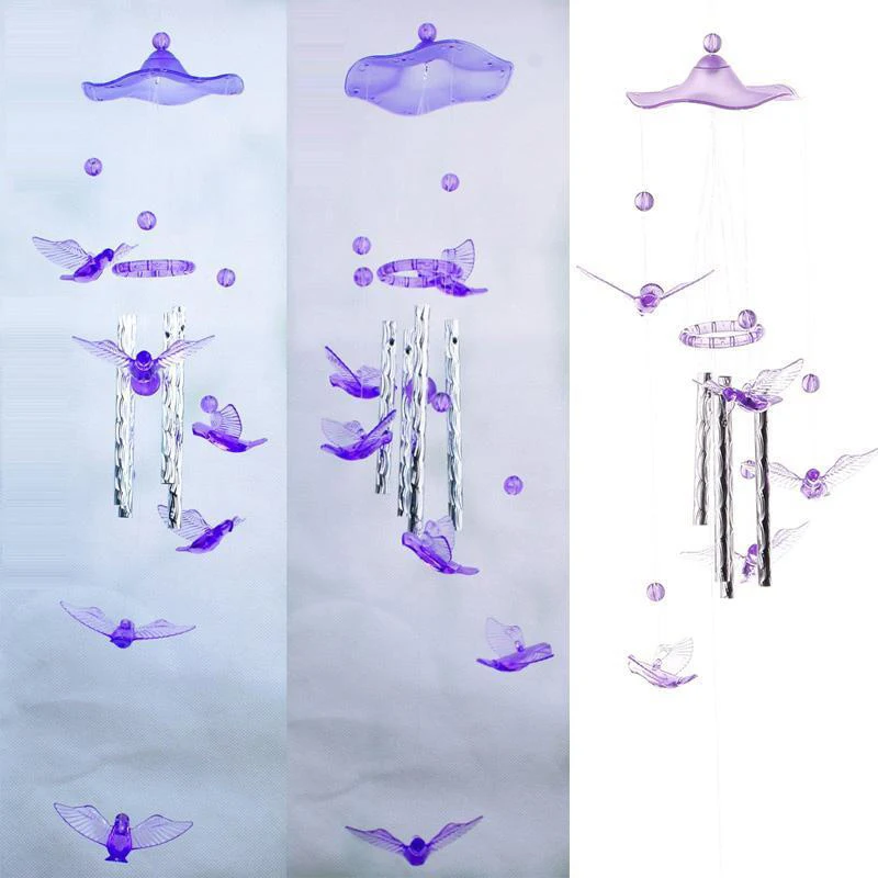 Cute Metal Tubes Bell Wind Chimes Garden Yard Hanging Home Decoration For Roof Lines Baby Bed Casement And Door Frames
Cute Metal Tubes Bell Wind Chimes Garden Yard Hanging Home Decoration For Roof Lines Baby Bed Casement And Door Frames