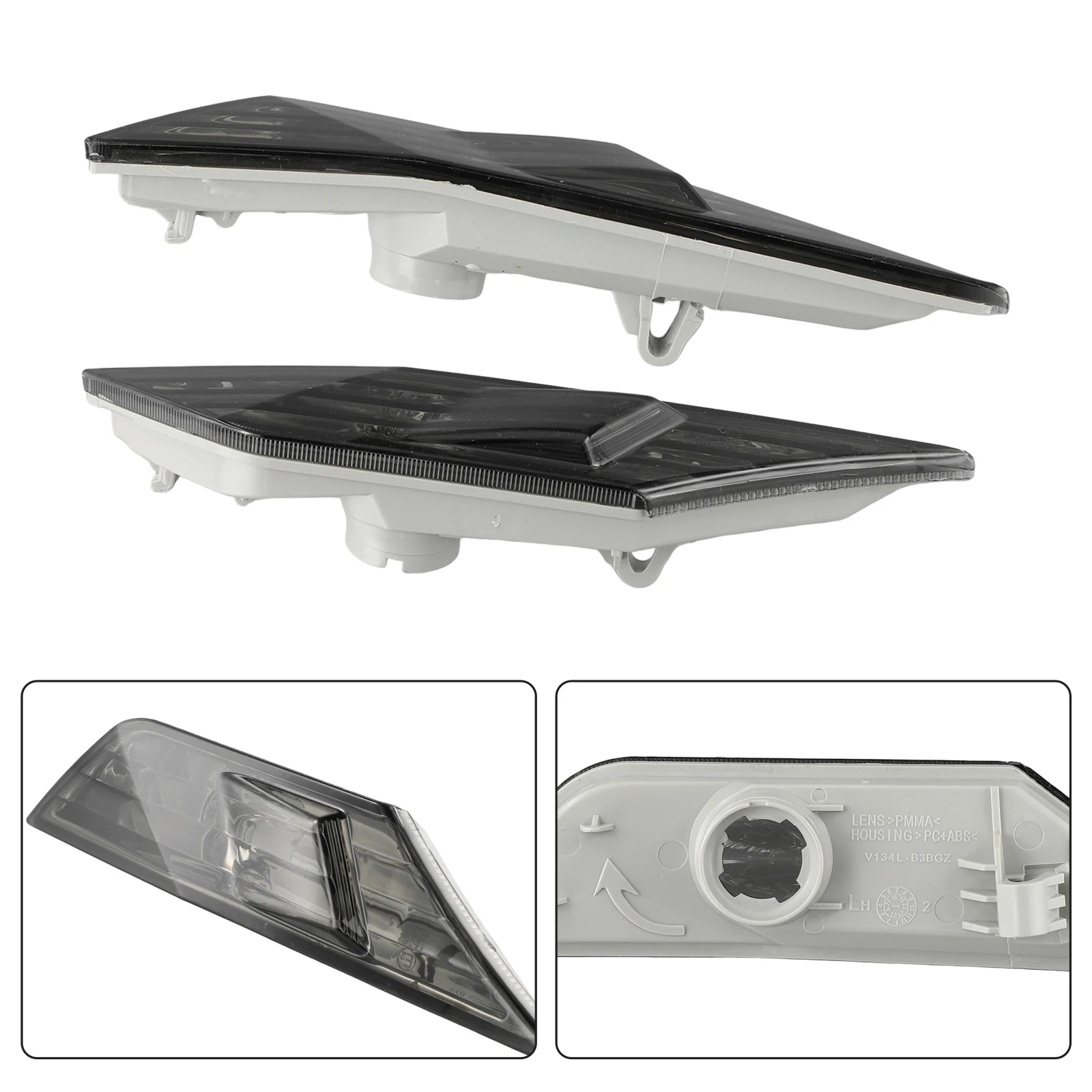 Turn Signal Light Side Marker Lamp Black Shell Modified Parts Replaces 20.5*4.5*3.3cm Black IP68 New Practical
Turn Signal Light Side Marker Lamp Black Shell Modified Parts Replaces 20.5*4.5*3.3cm Black IP68 New Practical
