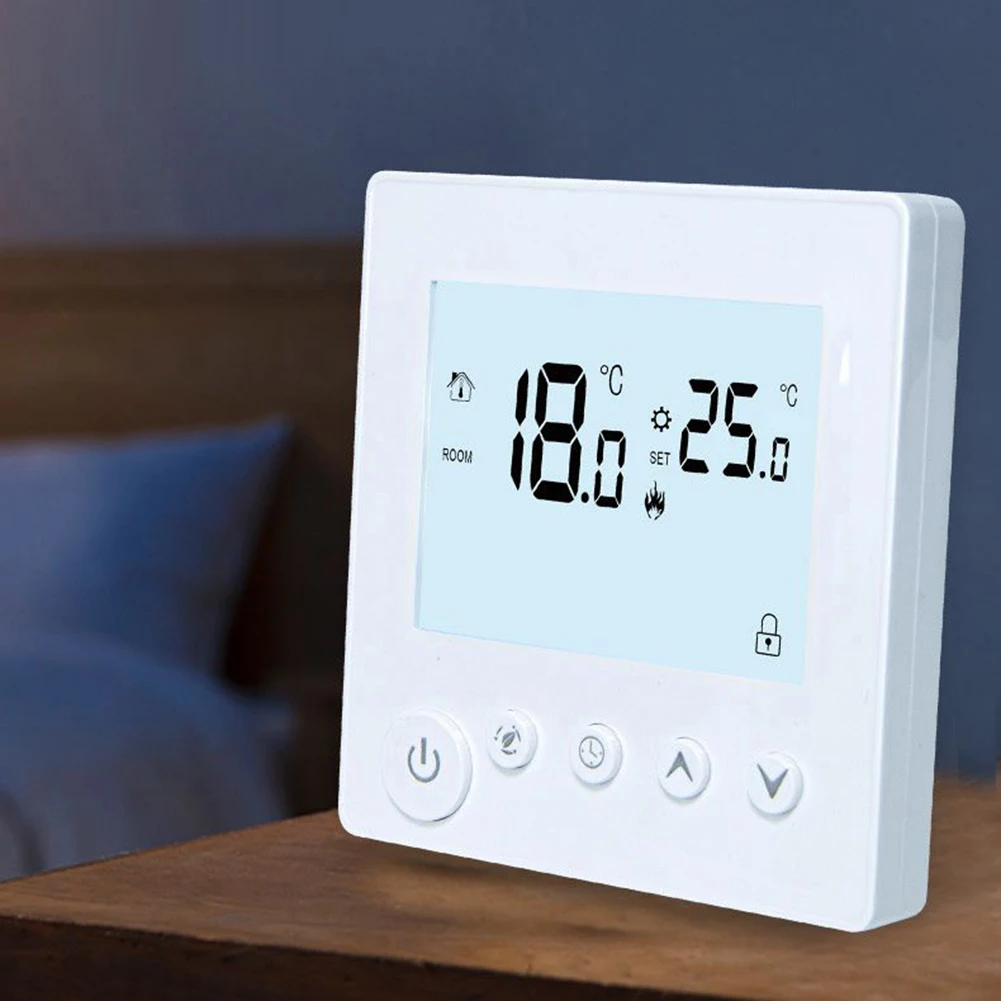 Accurate Temperature Control Digital Thermostat for Underfloor and Wall Heating LED Display White 60 80 Character
Accurate Temperature Control Digital Thermostat for Underfloor and Wall Heating LED Display White 60 80 Character