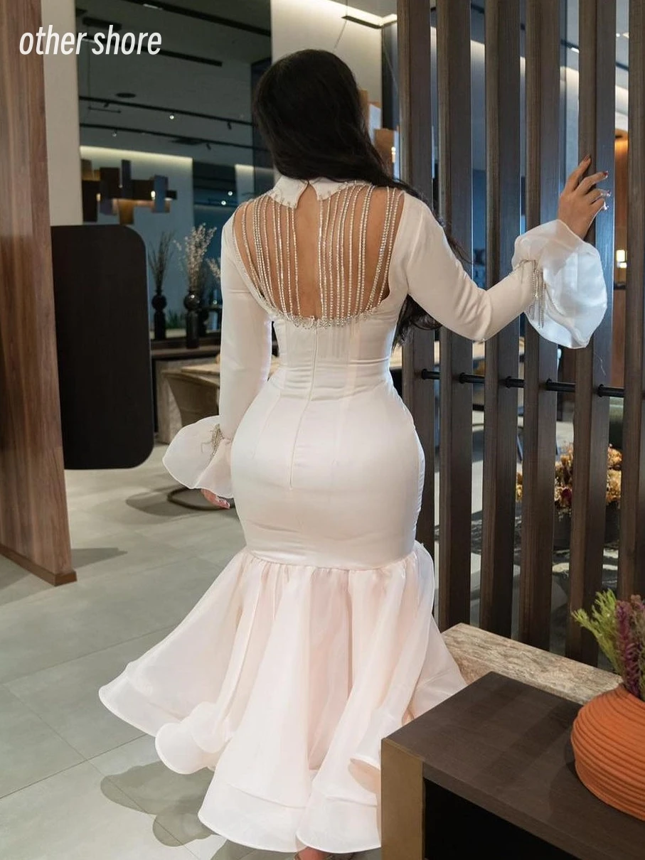 Other Shore Elegant Vintage Sweet Sexy Ivory Mermaid Crystal Backless Customize Formal Occasion Prom Dress Evening Party Gowns
Other Shore Elegant Vintage Sweet Sexy Ivory Mermaid Crystal Backless Customize Formal Occasion Prom Dress Evening Party Gowns