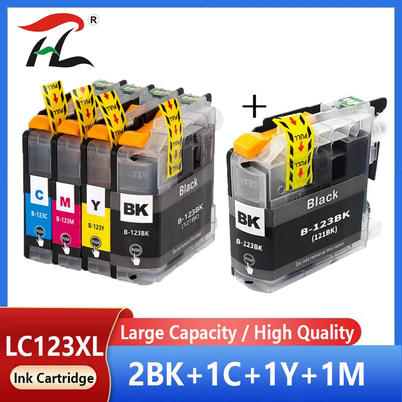 5pcs For Brother LC123 LC-123 LC123XL Compatible Ink Cartridge For MFC-J650DW MFC-J6720DW MFC-J6520DW DCP-J4110DW DCP-J132W
5pcs For Brother LC123 LC-123 LC123XL Compatible Ink Cartridge For MFC-J650DW MFC-J6720DW MFC-J6520DW DCP-J4110DW DCP-J132W