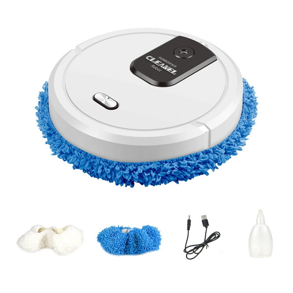 

Smart Robot Vacuum Cleaner Sweeping Mopping Smart Mop Robot Dry and Wet Mop Humidifying Strong Suction Robot-A