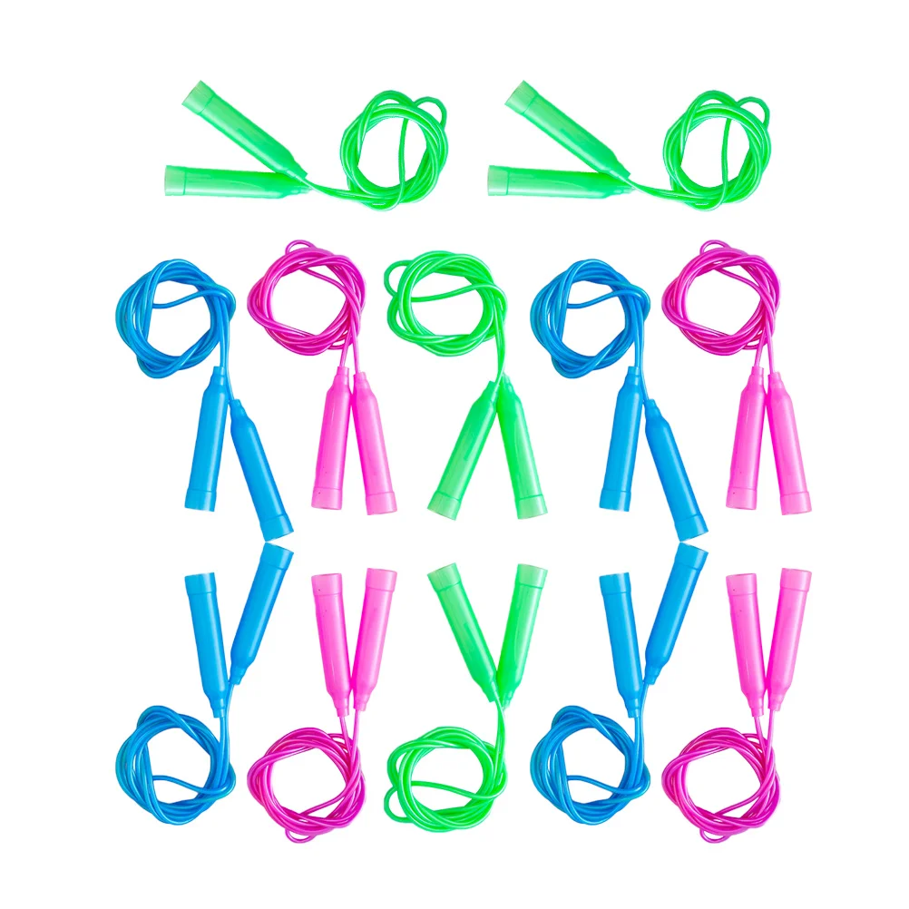 

12 Pcs Color Skipping Rope Children Ropes Kids Jump for Adjustable Jumping Exercise