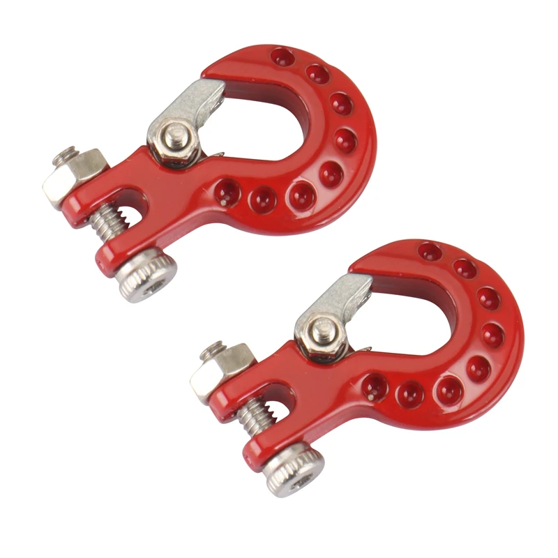 2Pcs Metal Trailer Hook Winch Hook Decoration For 1/10 RC Crawler Car Axial SCX10 Traxxas TRX4 RC4WD D90 Upgrade Parts
2Pcs Metal Trailer Hook Winch Hook Decoration For 1/10 RC Crawler Car Axial SCX10 Traxxas TRX4 RC4WD D90 Upgrade Parts