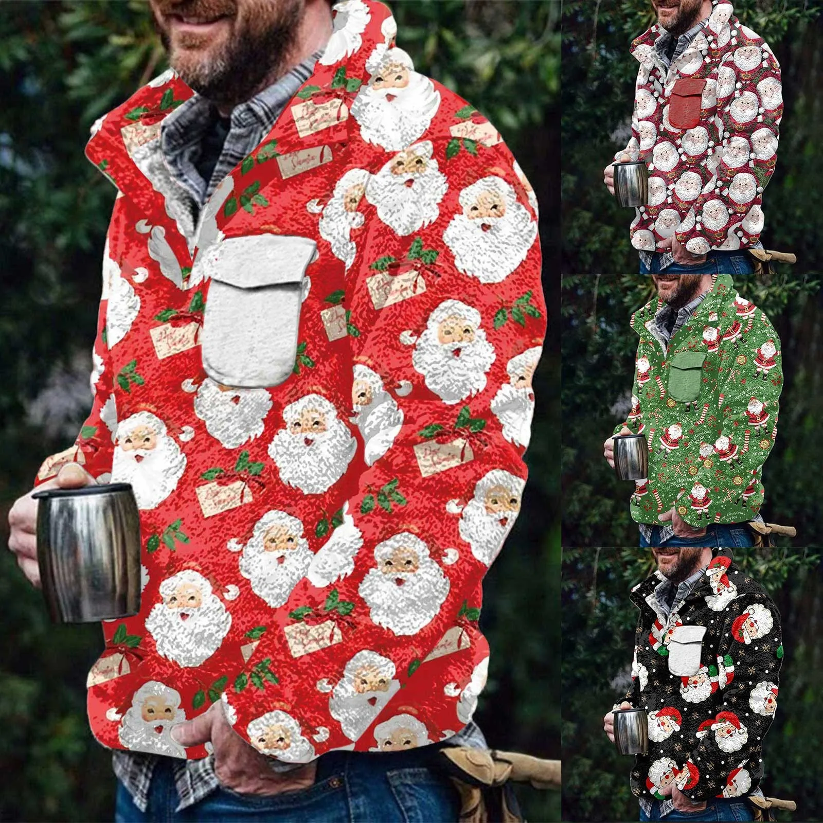 Male Autumn And Winter Christmas Printed Sweatshirt Santa Printed Double Wool Sweatshirt Fashionable Oversize Athletic Jumper
Male Autumn And Winter Christmas Printed Sweatshirt Santa Printed Double Wool Sweatshirt Fashionable Oversize Athletic Jumper