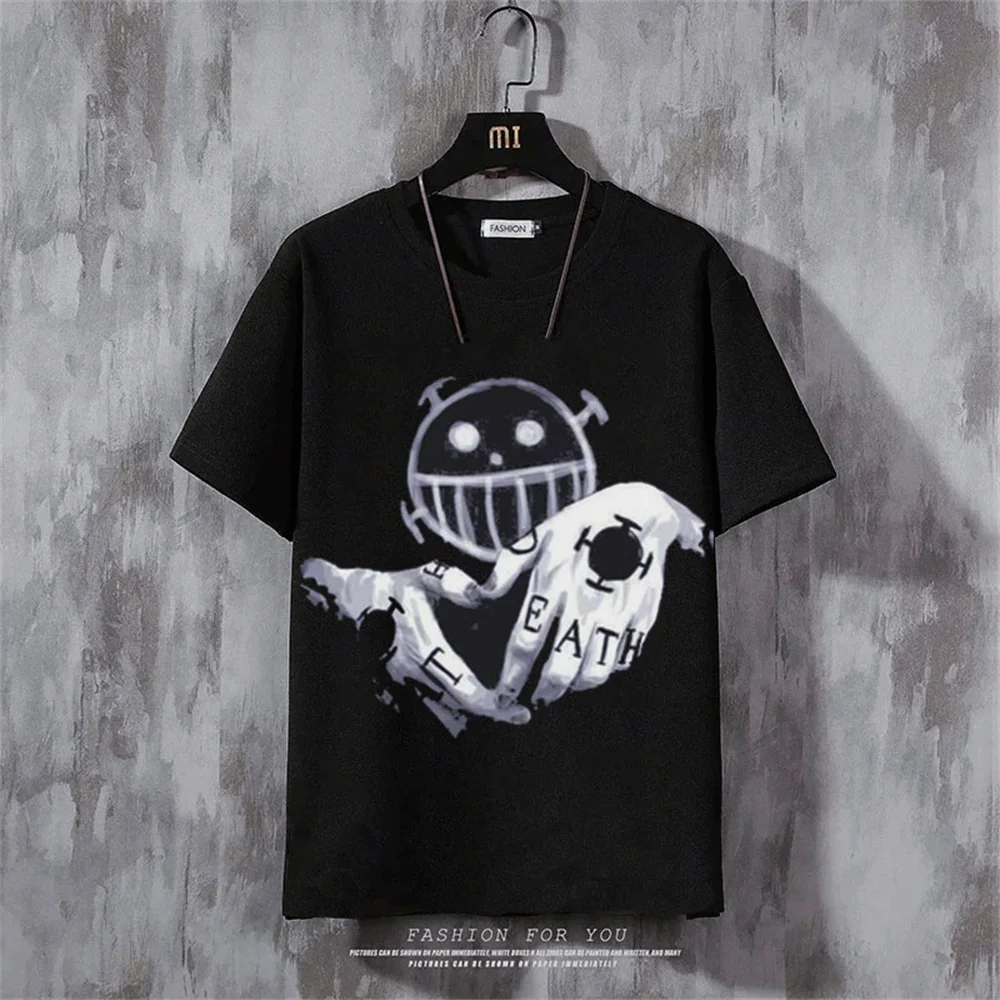 Anime Men's T-Shirt Trend Fashion Street T-Shirt Hip-Hop Loose Short Sleeved Anime T Shirt For Men Clothing Casual Fashion Top
Anime Men's T-Shirt Trend Fashion Street T-Shirt Hip-Hop Loose Short Sleeved Anime T Shirt For Men Clothing Casual Fashion Top