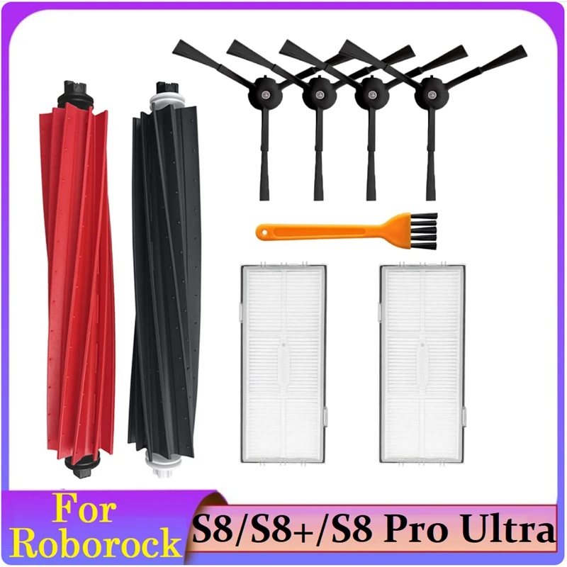 1 Set Washable Main Side Brush HEPA Filter For Roborock S8 Pro Ultra / S8+ / S8 Robot Vacuum Cleaner Replacement Accessories
1 Set Washable Main Side Brush HEPA Filter For Roborock S8 Pro Ultra / S8+ / S8 Robot Vacuum Cleaner Replacement Accessories