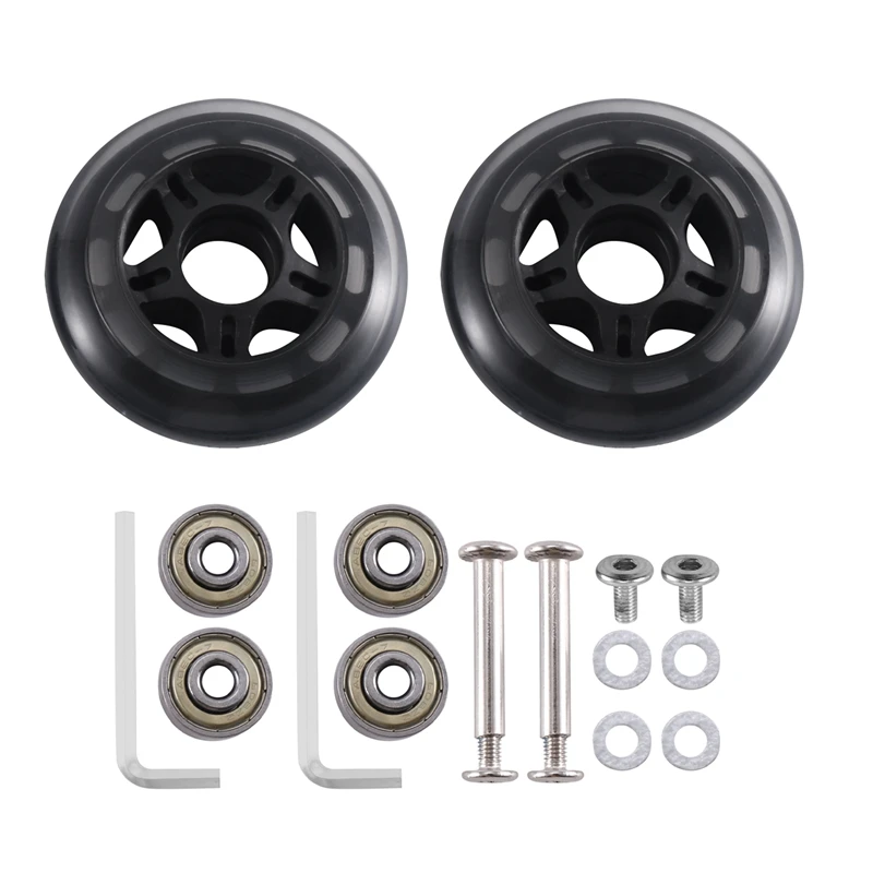 80Mm X 24Mm Luggage Wheels Replacement Case Wheels Carbon Steel Bearings Wheels For Suitcase Skate 1 Pair
80Mm X 24Mm Luggage Wheels Replacement Case Wheels Carbon Steel Bearings Wheels For Suitcase Skate 1 Pair