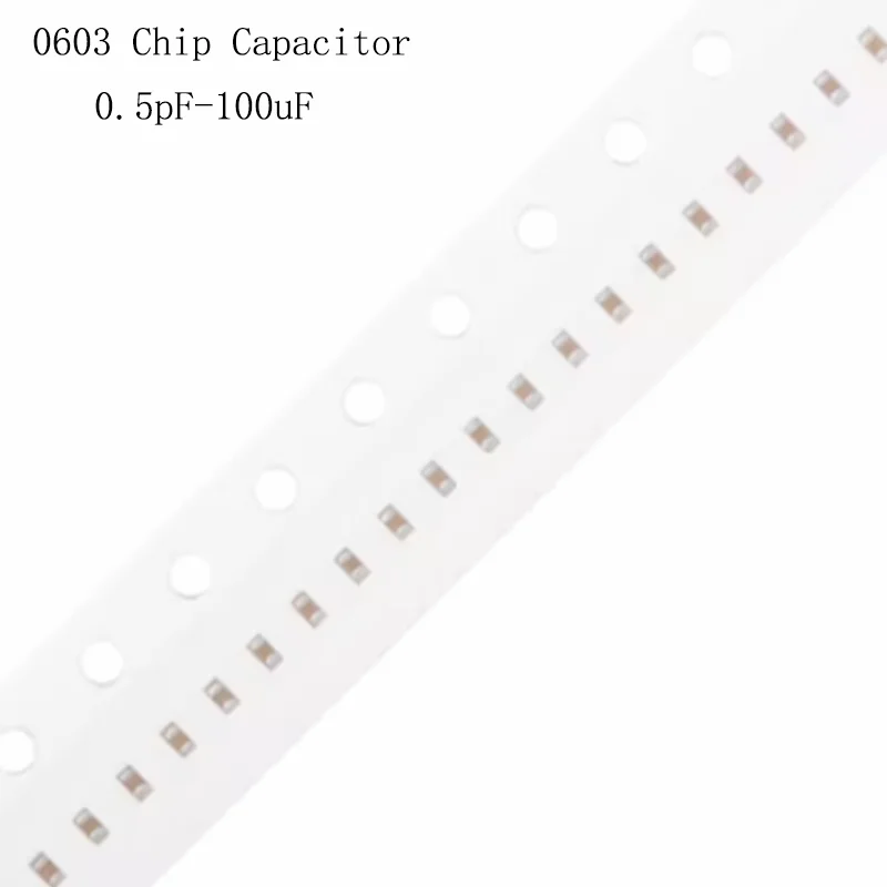 100PCS 0603 SMD Chip Multilayer Ceramic Capacitor 0.5pF - 22uF 10pF 22pF 100pF 1nF 10nF 15nF 100nF 0.1uF 1uF 2.2uF 4.7uF 10uF
100PCS 0603 SMD Chip Multilayer Ceramic Capacitor 0.5pF - 22uF 10pF 22pF 100pF 1nF 10nF 15nF 100nF 0.1uF 1uF 2.2uF 4.7uF 10uF