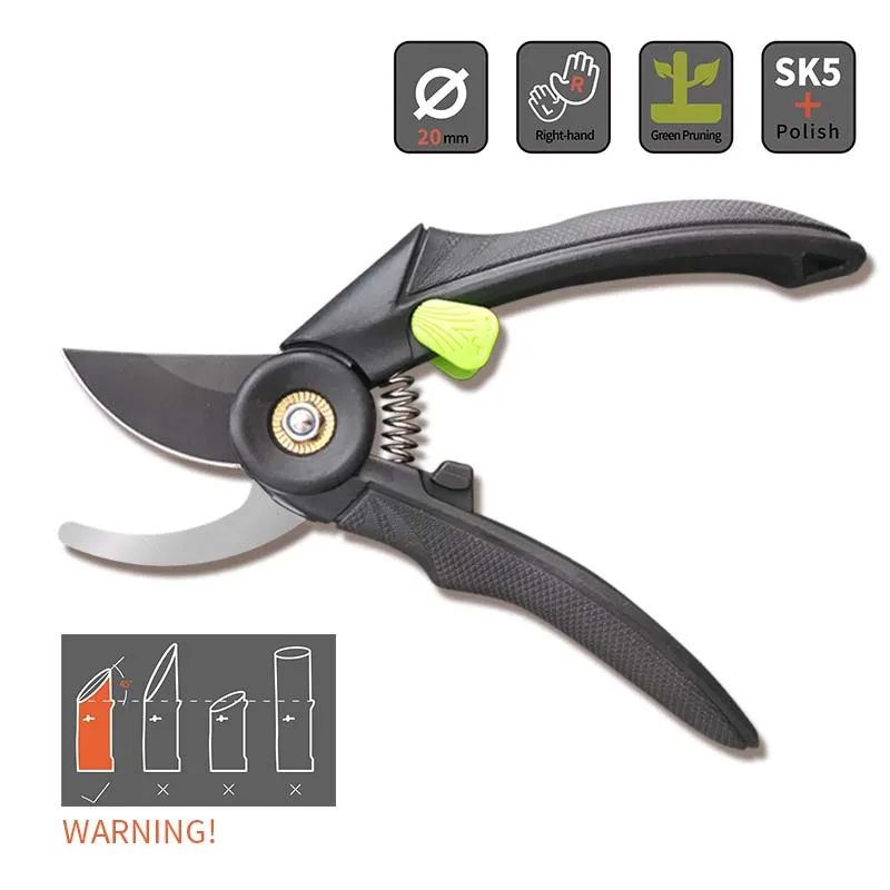 LiTuiLi Prunner Garden Scissors Fruit Tree Pruning Garden Branch Shears SK5 Steel Gardening Shears Flower Pruning Branch Scissor
LiTuiLi Prunner Garden Scissors Fruit Tree Pruning Garden Branch Shears SK5 Steel Gardening Shears Flower Pruning Branch Scissor