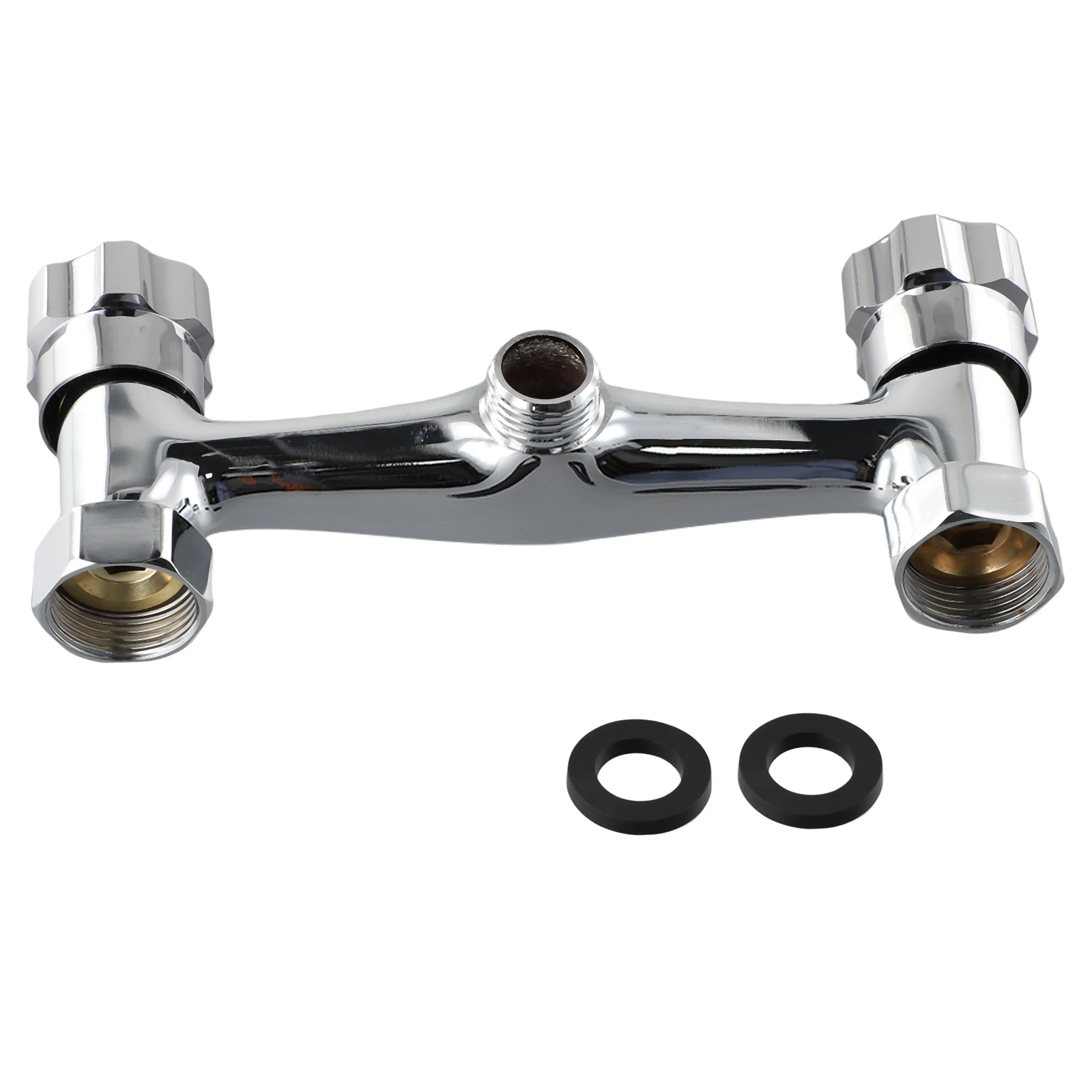 High Quality Durable Mixer Valve Two Handle Shower Heads Chrome Anti-reflux Hot And Cool Water Bathroom Shower
High Quality Durable Mixer Valve Two Handle Shower Heads Chrome Anti-reflux Hot And Cool Water Bathroom Shower