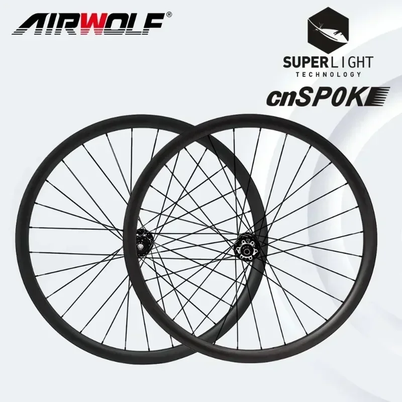 

Airwolf 29er MTB Carbon Wheels 30mm Width Mountain Bicycle Novatec 791/792 6 Bolt Hub Bike Wheelset Asymmetry Bike Wheel Rim