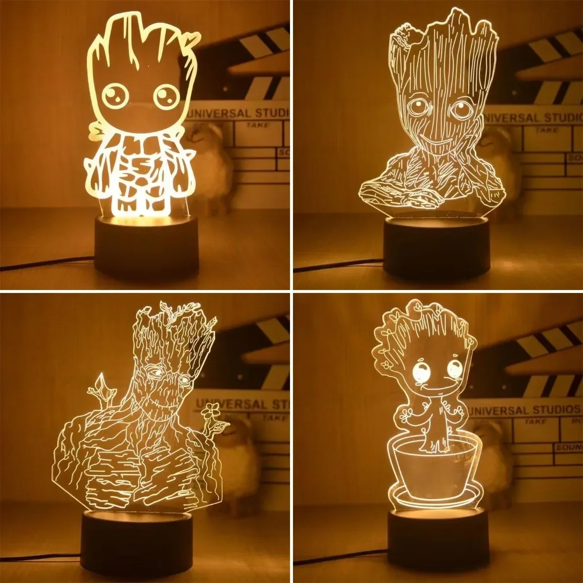 Disney Groot Tree Man Night Light Anime Movie Character 3D Model Action Figure Marvel The Avengers Cute Children Holiday Gifts
Disney Groot Tree Man Night Light Anime Movie Character 3D Model Action Figure Marvel The Avengers Cute Children Holiday Gifts