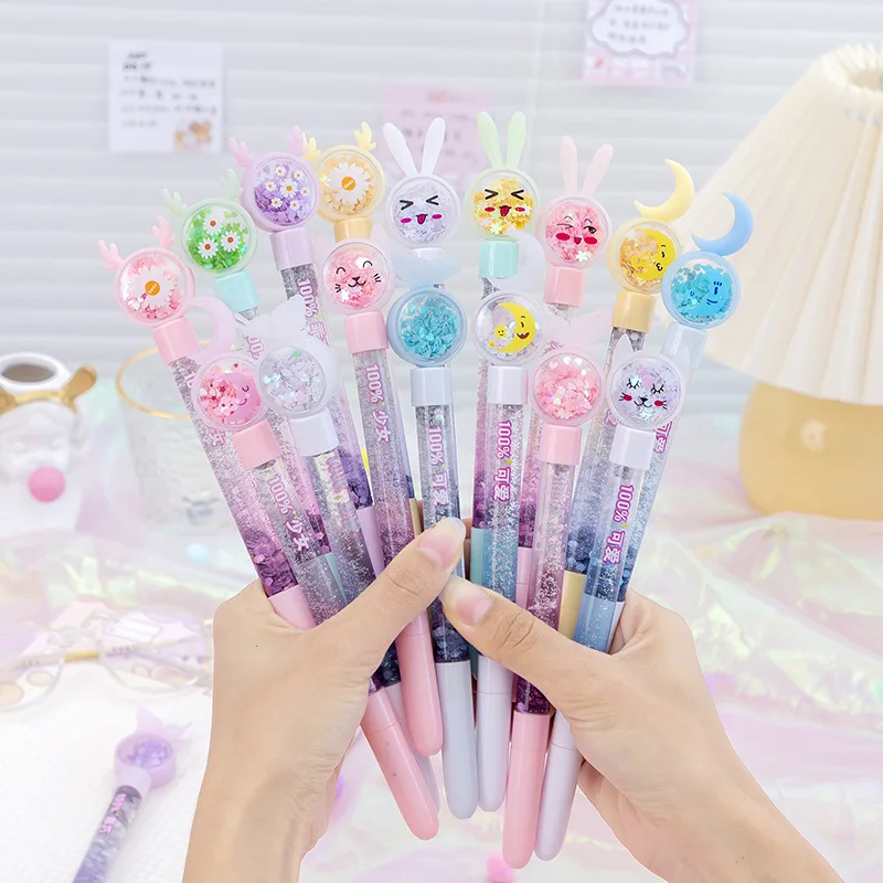 Wholesale 50/30/10 Pens Kawaii Cartoon Gel Ink Pens Writing Pens 0.5mm Black Stationery For Office School Student Children Gift
Wholesale 50/30/10 Pens Kawaii Cartoon Gel Ink Pens Writing Pens 0.5mm Black Stationery For Office School Student Children Gift