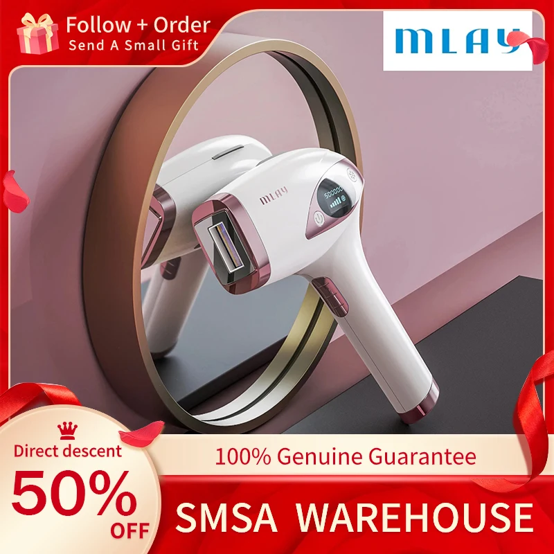 MLAY T4 Laser Hair Removal Device IPL Permanent Epilator Home Use Ice Compress Depilador 5 Energy Skin Machine 500000 Flashes
MLAY T4 Laser Hair Removal Device IPL Permanent Epilator Home Use Ice Compress Depilador 5 Energy Skin Machine 500000 Flashes