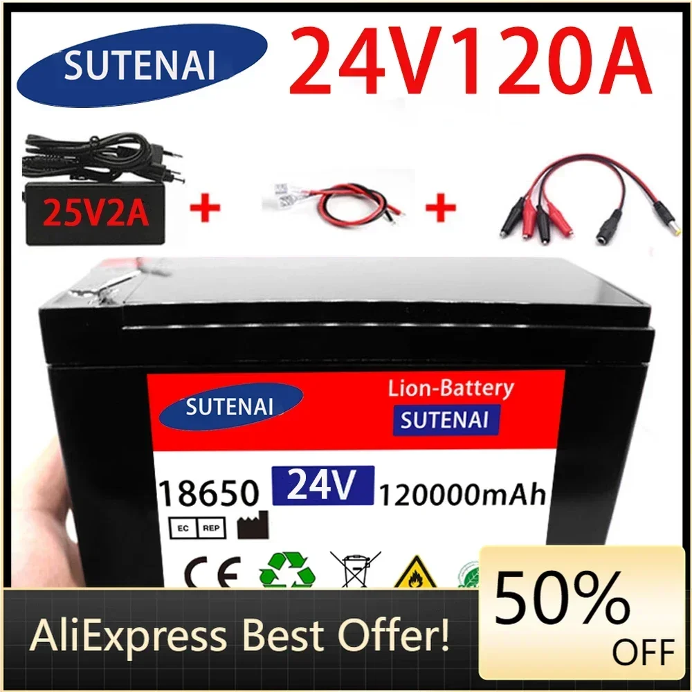 24v 120A Li Ion 18650 Battery Electric Vehicle Lithium Battery Pack 21V- 25V 35Ah 120Ah Built-in BMS 30A High Current
24v 120A Li Ion 18650 Battery Electric Vehicle Lithium Battery Pack 21V- 25V 35Ah 120Ah Built-in BMS 30A High Current