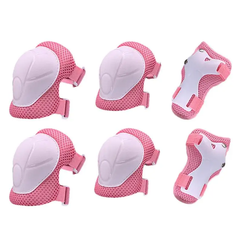 

Kids Knee Pads And Elbow Pads Set 6 In 1 Toddler Knee And Elbow Pads With Wrist Guards Kids Knee Pads And Elbow Pads Wrist Guard