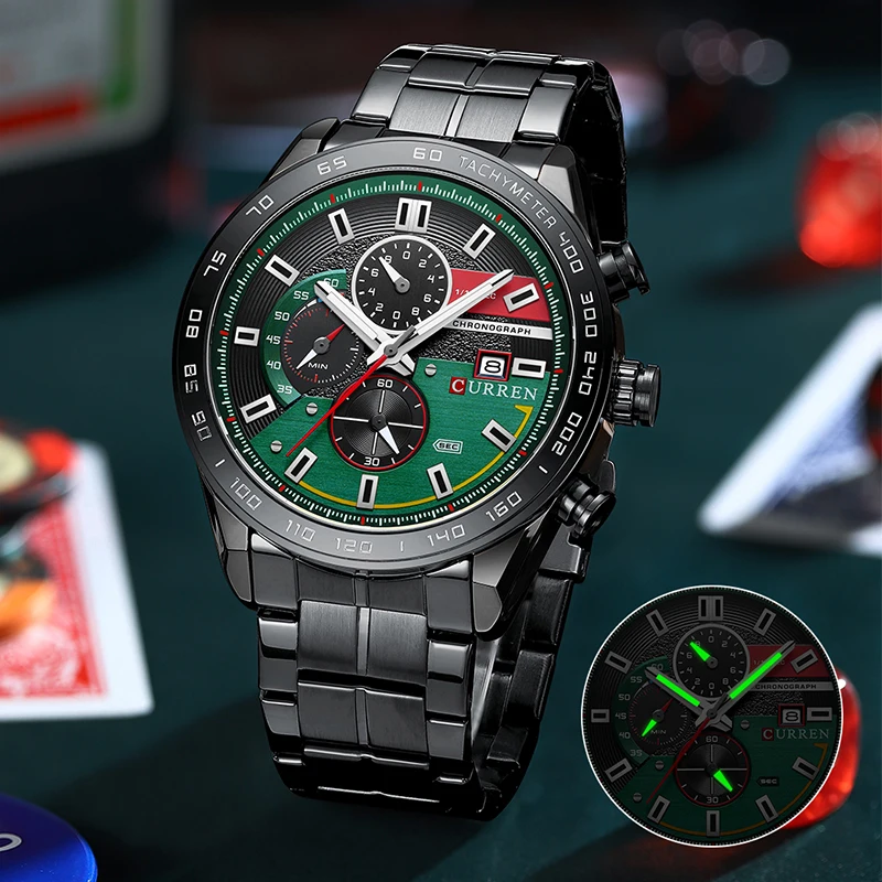 2022 CURREN Watch for Men New Fashion Sports Mens Watches Stainless Steel Waterproof Quartz Wristwatches Male Chronograph Clock
2022 CURREN Watch for Men New Fashion Sports Mens Watches Stainless Steel Waterproof Quartz Wristwatches Male Chronograph Clock