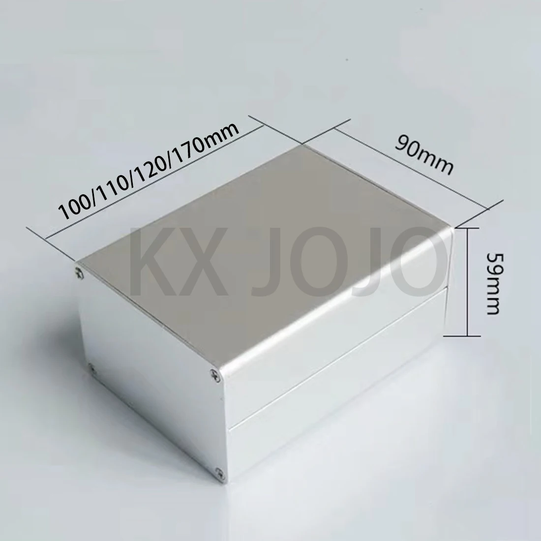 

Aluminum Enclosure 90*59*100/110/120/170mm Black/Silver Waterproof Box Split Case Electronic Box DIY Power Housing Instrument