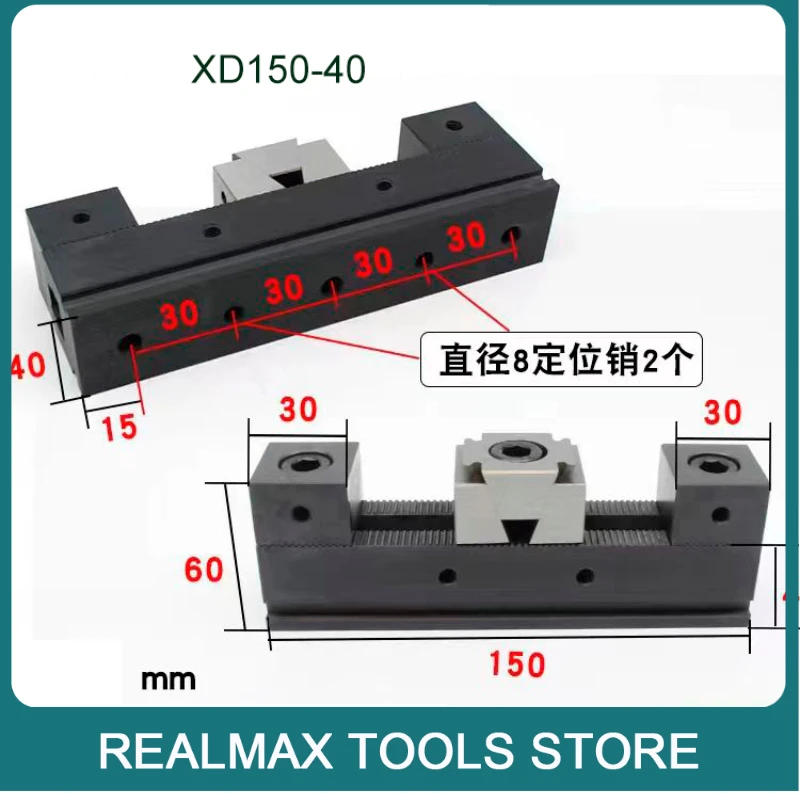 

CNC Machining Center Jig Clamping Double-Sided Multi-Station Side-By-Side Fixed Multi-Functional OK Vise Precision Metal Fixture