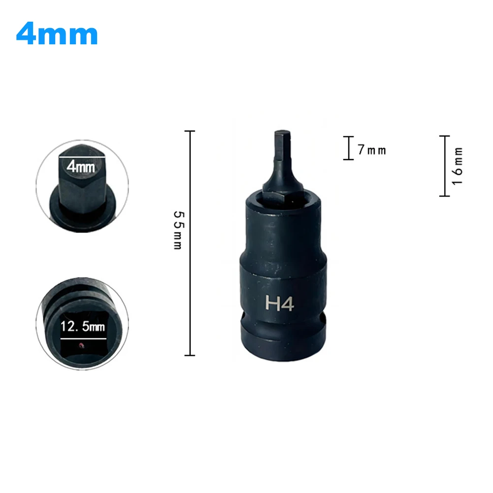 1/2 Socket Wrenches, Impact Socket Wrench Adapter, Choose from H4 to H19 Models, and Durable, Improve Work Efficiency
1/2 Socket Wrenches, Impact Socket Wrench Adapter, Choose from H4 to H19 Models, and Durable, Improve Work Efficiency