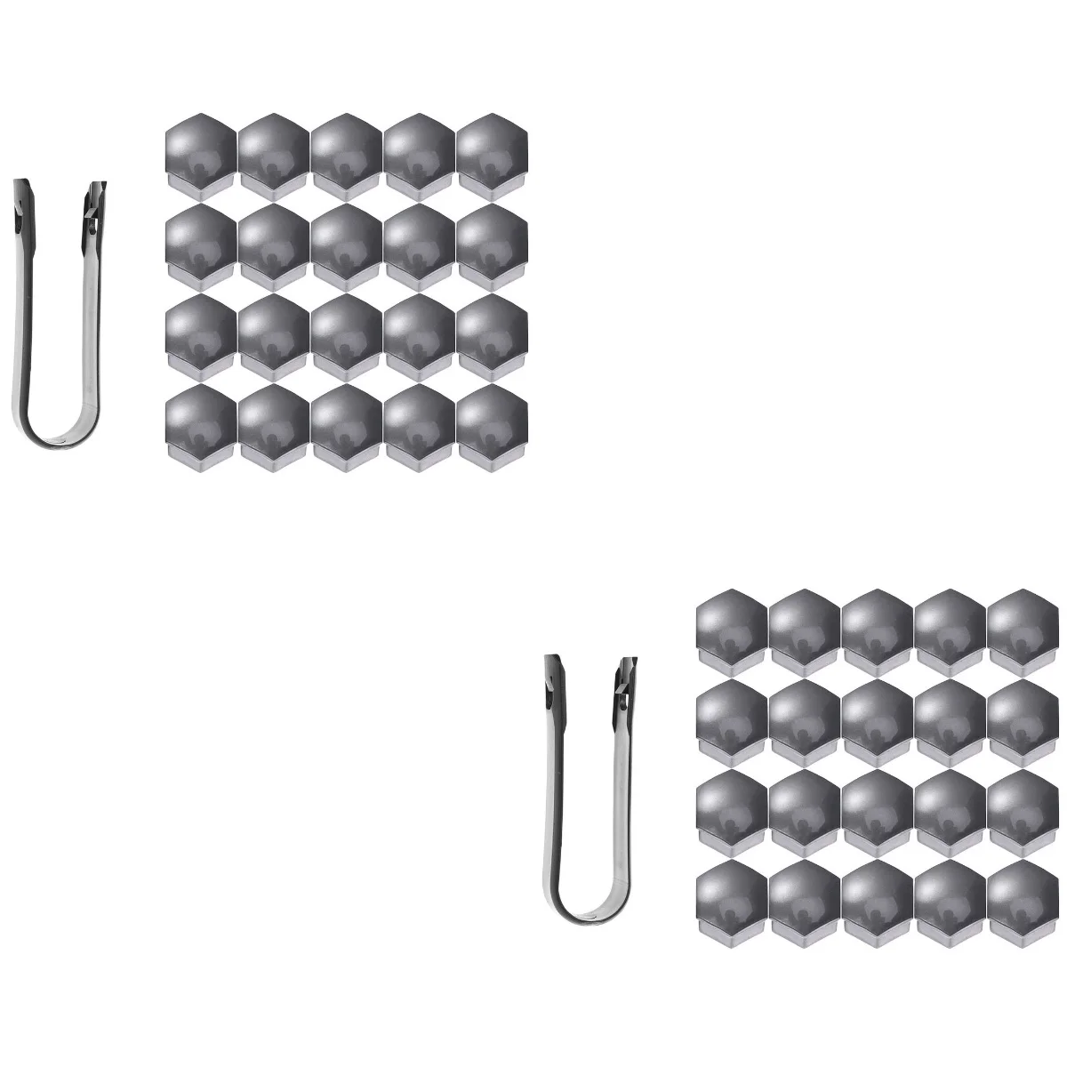 2pcs 21 in 1 Hexagonal Wheel Lug Nut Covers Bolts Covers Screw Protect Caps 17mm with Clips (Grey)
2pcs 21 in 1 Hexagonal Wheel Lug Nut Covers Bolts Covers Screw Protect Caps 17mm with Clips (Grey)