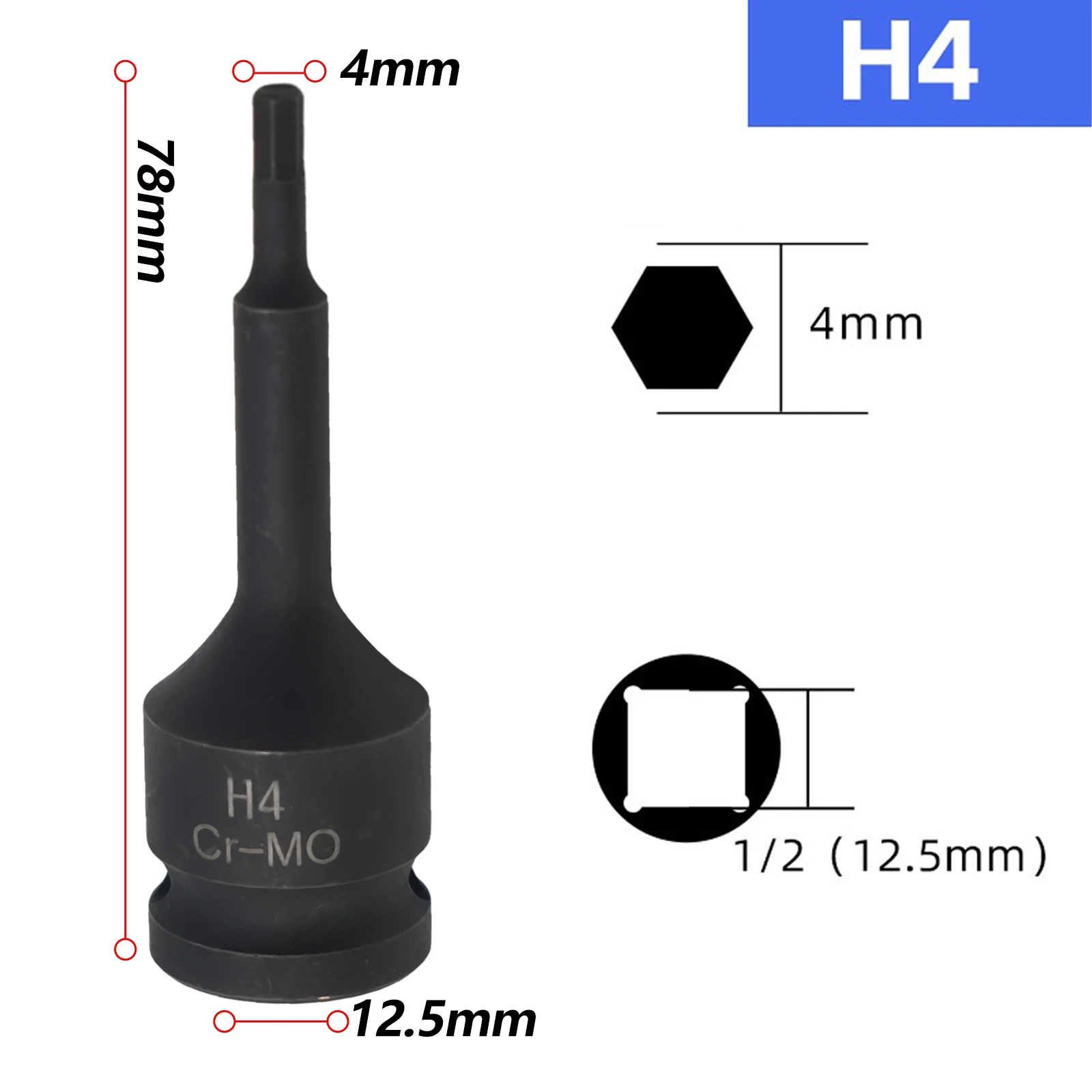 Easy to use Electric Drill Socket Adapter for Air Impact Wrench 1/2 inch Square Interface with 15 Hex Head Sizes
Easy to use Electric Drill Socket Adapter for Air Impact Wrench 1/2 inch Square Interface with 15 Hex Head Sizes
