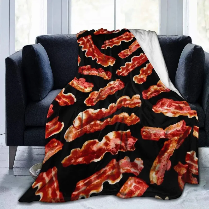 Bacon Blanket Warm Soft Micro Couch Sofa Bed Throw Blanket for Women Men Gifts,Personalized Funny Food Flannel Throw Blankets
Bacon Blanket Warm Soft Micro Couch Sofa Bed Throw Blanket for Women Men Gifts,Personalized Funny Food Flannel Throw Blankets
